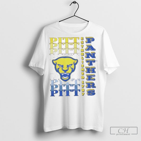 Awesome Pittsburgh Panthers Gradient Wordmark Shirt Sweatshirt Poster