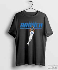 Brian Branch Detroit Lions NFL football pose vintage T-shirt