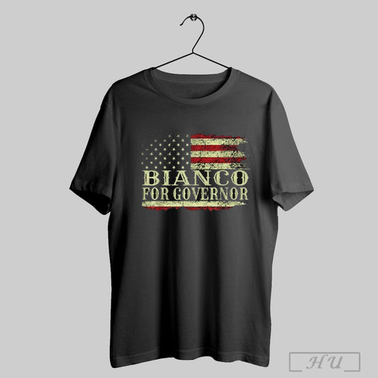 Chad Bianco For Governor American Usa Flag T Shirt Sweatshirt