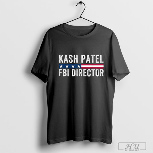 Kash Patel Fbi Director Patriotic American Flag T Shirts Sweatshirt