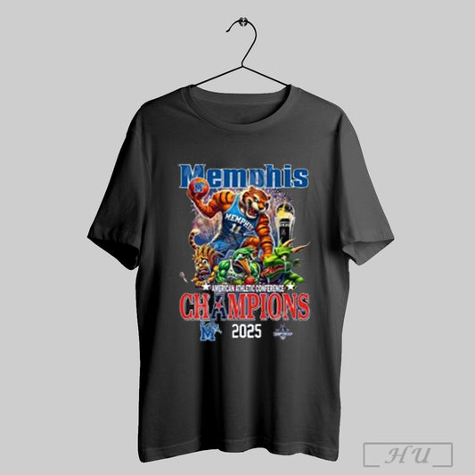 Memphis Tigers American Athletic Conference Champions 2025 T Shirt Sweatshirt
