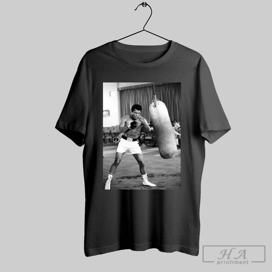 Official Nicolas Batum Muhammad Ali Mens Punching Bag Graphic T Shirt