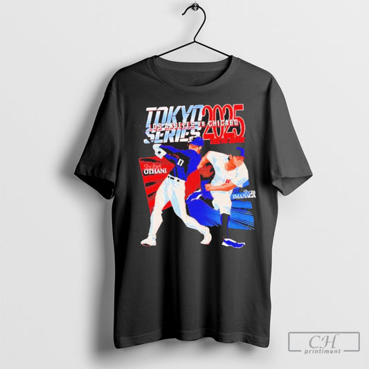 Official Shohei Ohtani And Shota Imanaga 2025 Tokyo Series Los Angeles Vs Chicago Baseball Anime T Shirt Sweatshirt