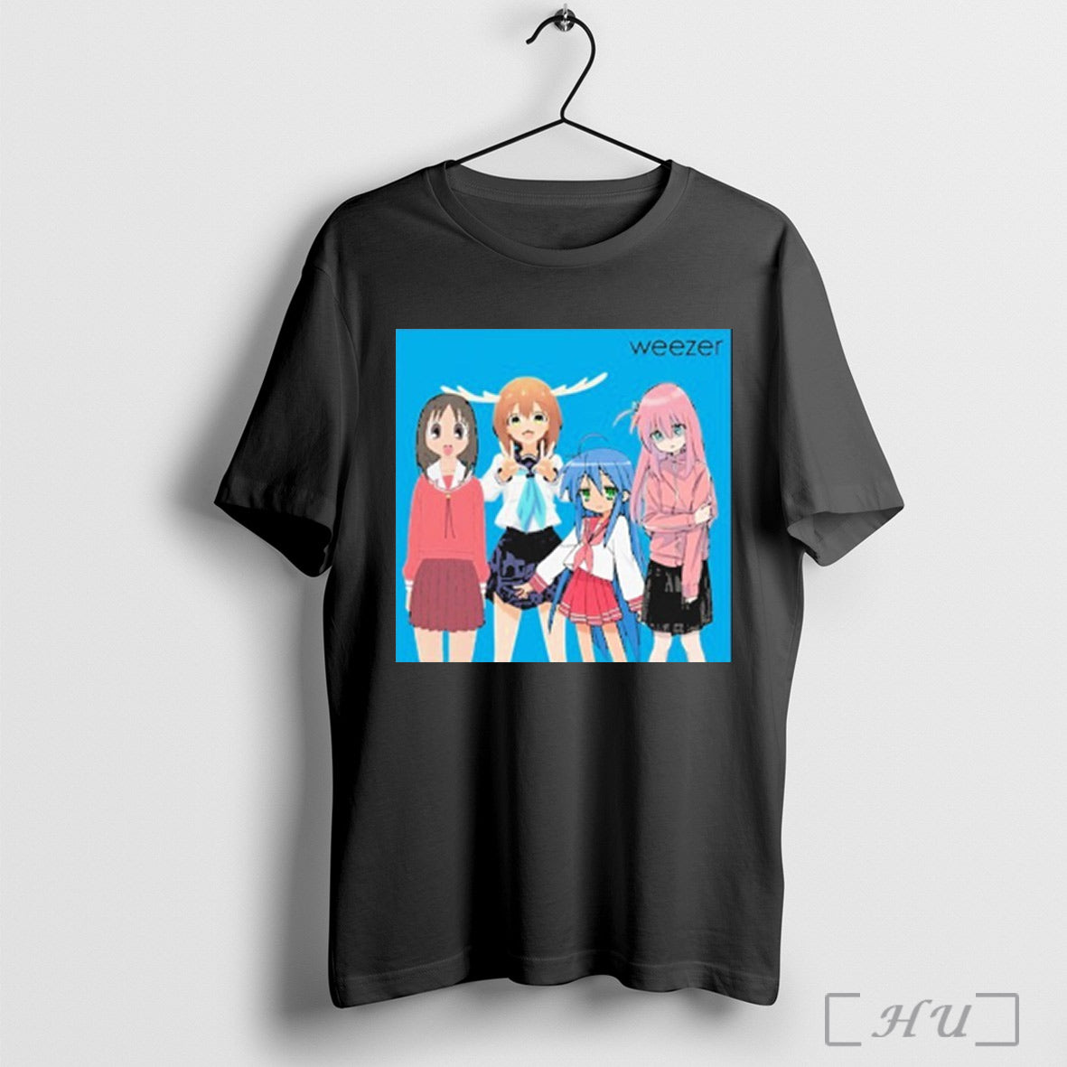 Weezer The 4 Popular Anime Girls T Shirt Sweatshirt