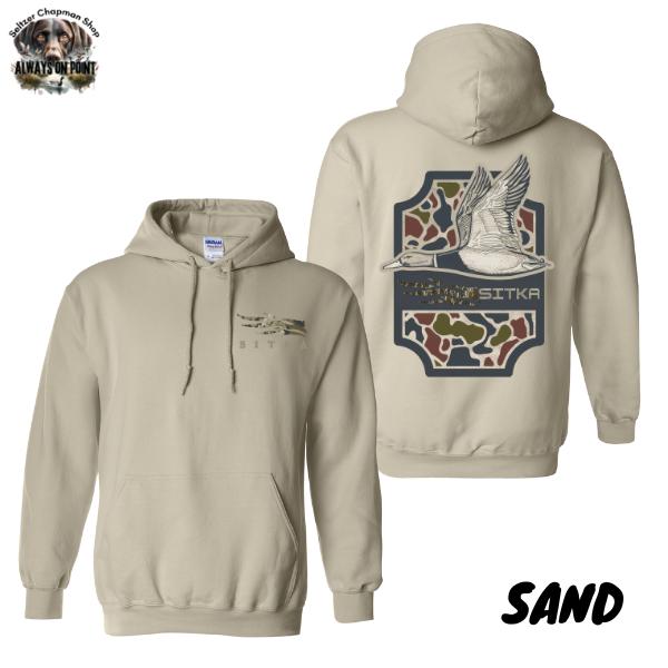 #Sitka Hoodie – Sitka Hunting Duck 2-Sided Full Color Design – Unisex Hoodie for Men & Women – Perfect for Outdoor Adventures & Hunting Enthusiasts – Team BDK - FREESHIP