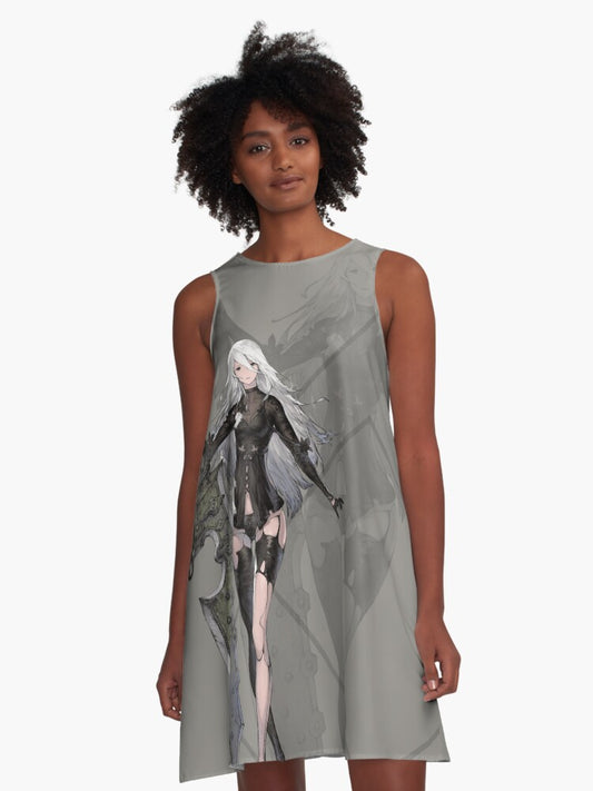 A2 - Divergent Attacker (Nier Reincarnation) A-Line Dress