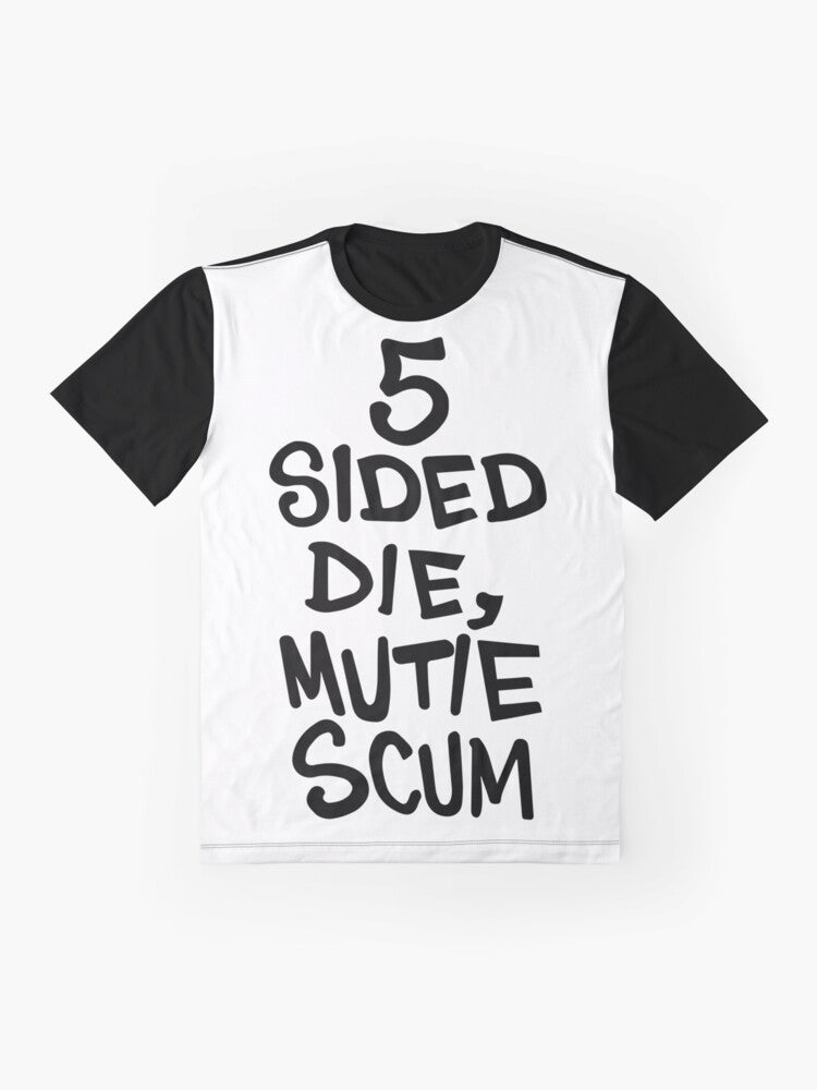 5-Sided Die Mutie Scum Graphic T-Shirt
