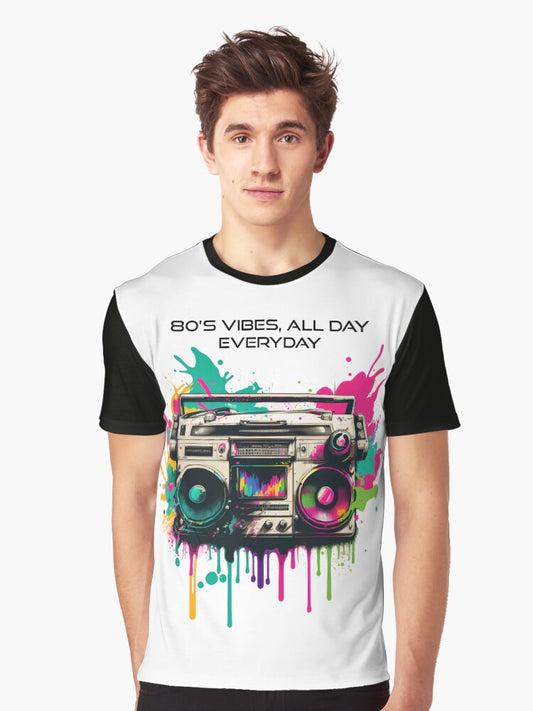 80s vibes all day Graphic T-Shirt