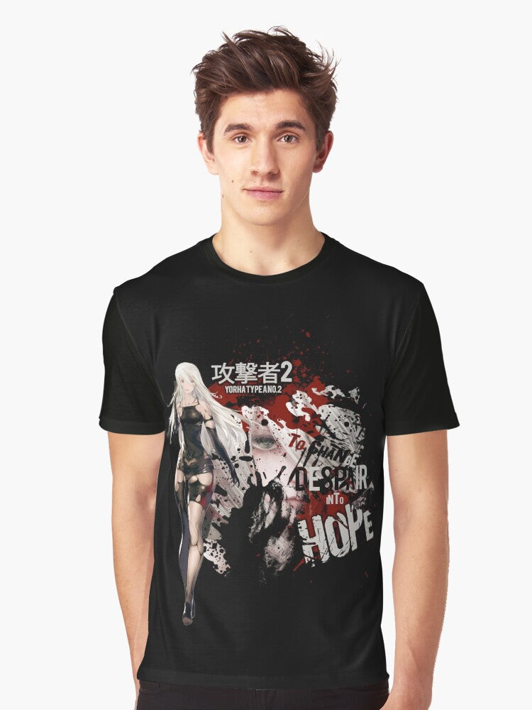 A2 Despair - NieR: Automata Graphic T-Shirt