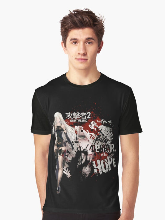 A2 Despair - NieR: Automata Graphic T-Shirt