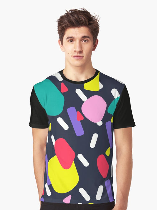 90s Fashion / Festival Clothing / Old School 90s Design / Memphis Pattern Graphic T-Shirt