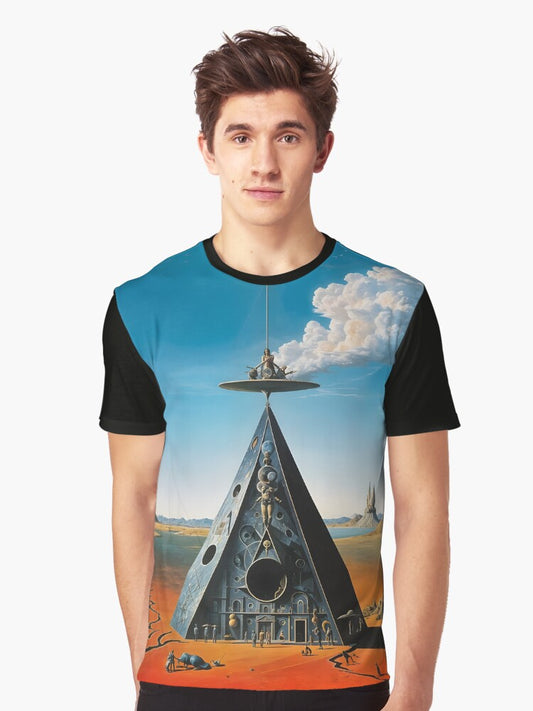 A Generic Pink Floyd Album Cover Graphic T-Shirt