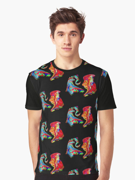 3D abstract Graphic T-Shirt