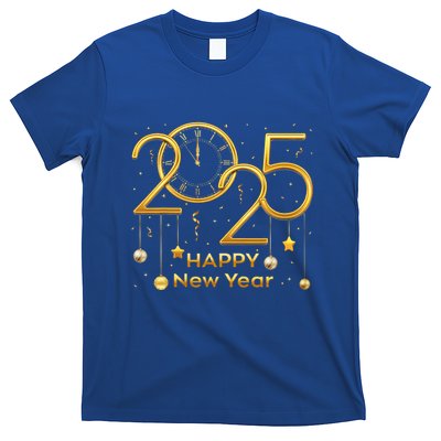 Happy New Year Party 2025 Family Matching Fireworks T-Shirt
