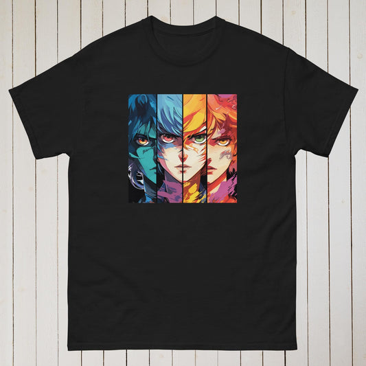 Anime Faces – a colorful T-shirt for true manga fans! Classic unisex T-shirt
