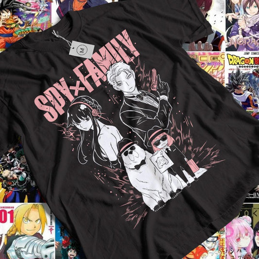 Anime Family T-shirt Unisex, Family Gift, Anime Manga Shirt, Anime Shirt, Graphic Anime Tee, Manga Shirt