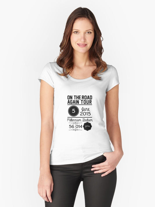 5th june - Millennium Stadium OTRA Fitted Scoop T-Shirt