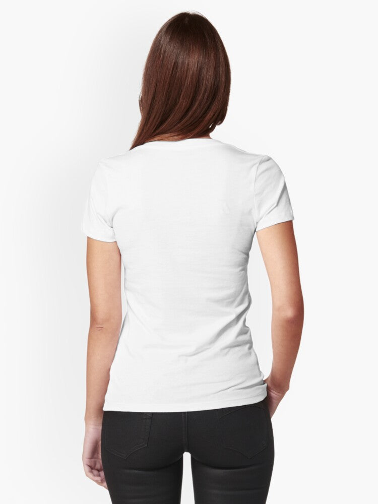 A colorful bird on a branch Fitted T-Shirt