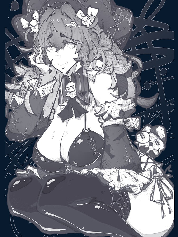 2678 - 马斯特：浪漫的女仆 / Mast : Romantic Maid Zipped Hoodie