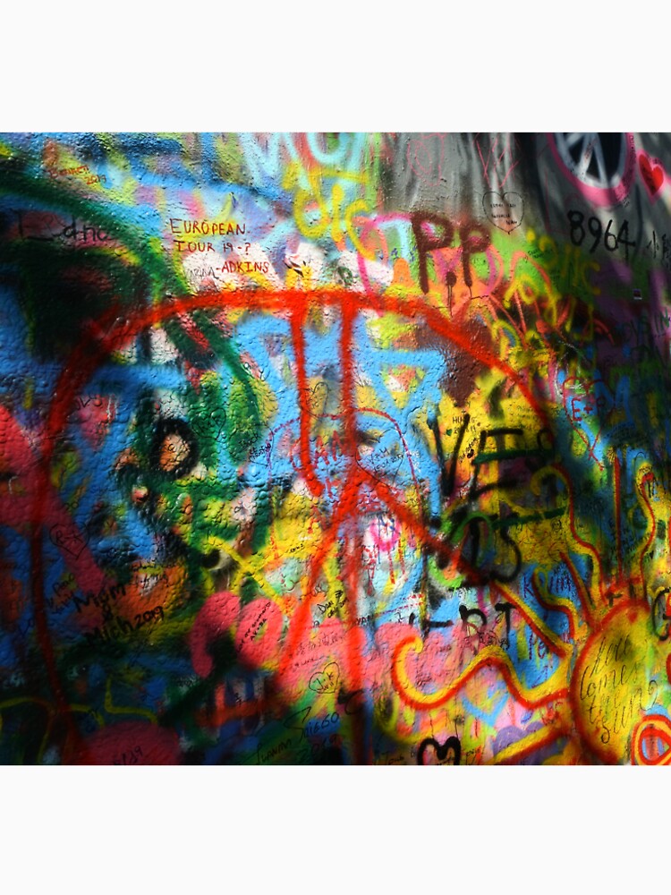 A moment in time on the Lennon Wall Premium T-Shirt