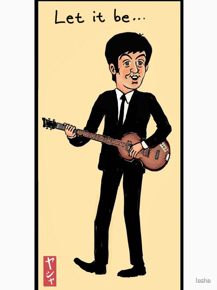 A Cartoon drawing of Sir Paul McCartney Premium T-Shirt