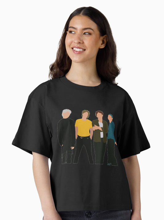 5sos 5 Seconds of Summer Calm Outline Boxy T-Shirt
