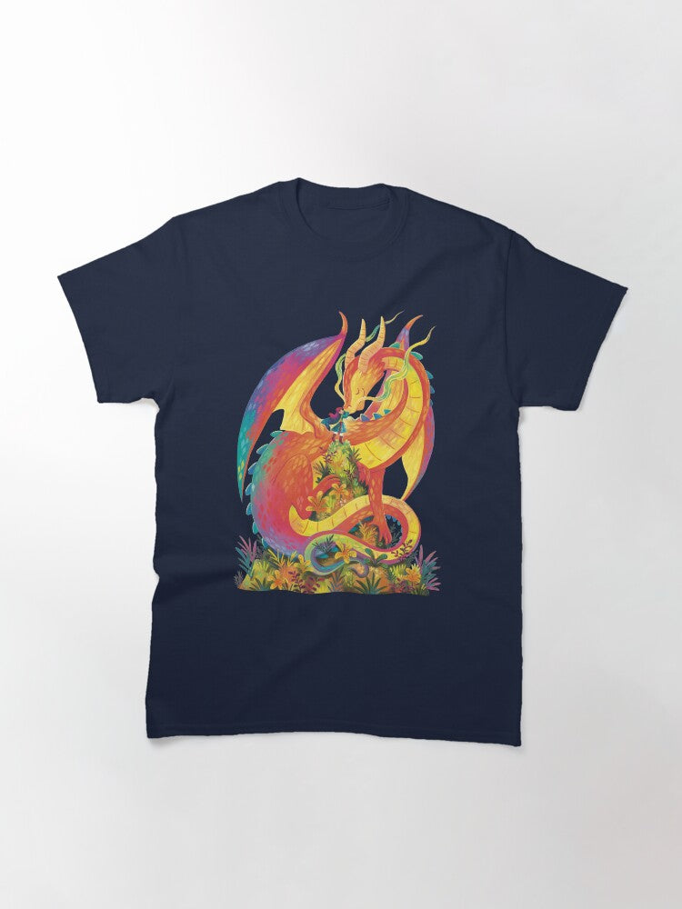 A girl and her dragon Classic T-Shirt