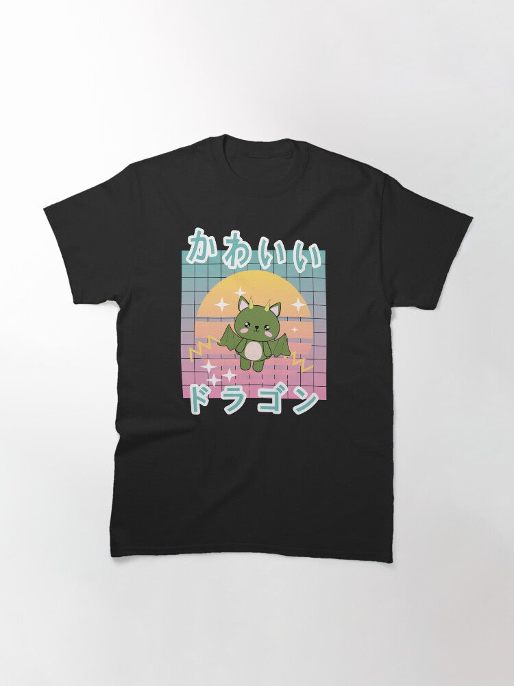 90S Japanese Kawaii Dragon Classic T-Shirt