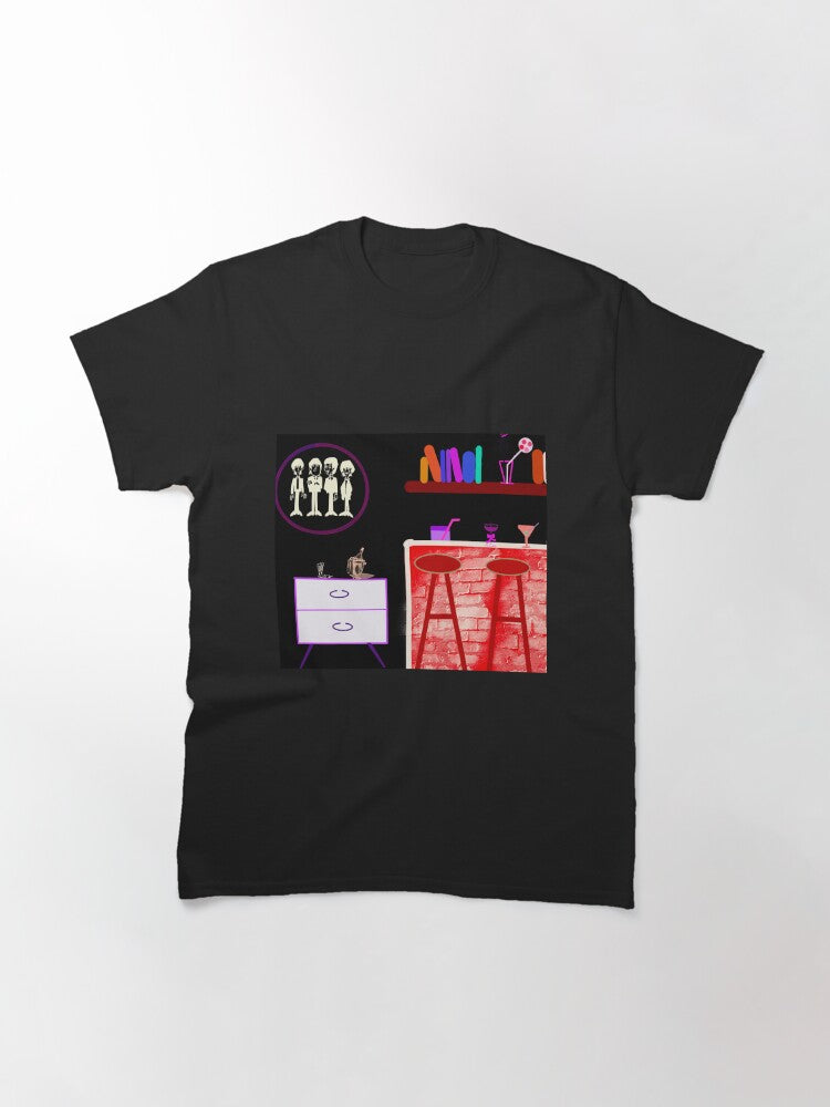 70s living room illustration Classic T-Shirt