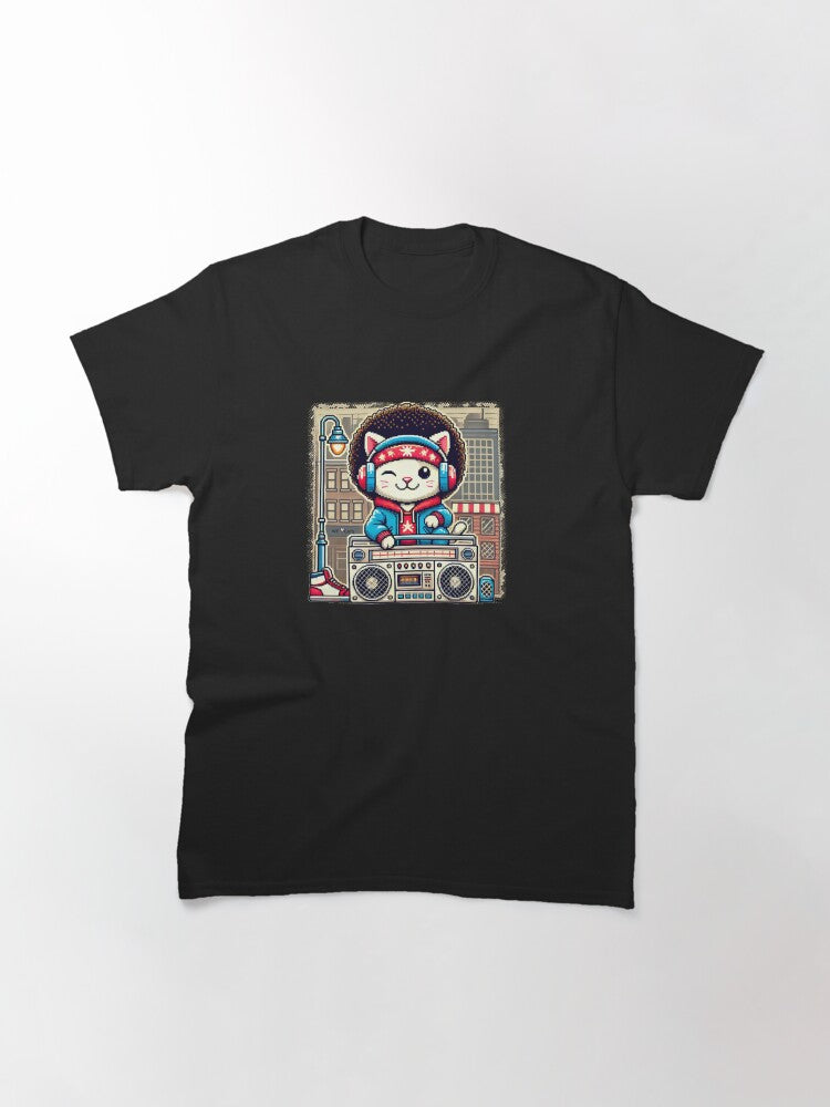 90s Hip - Hop Vintage Cat Classic T-Shirt Style001