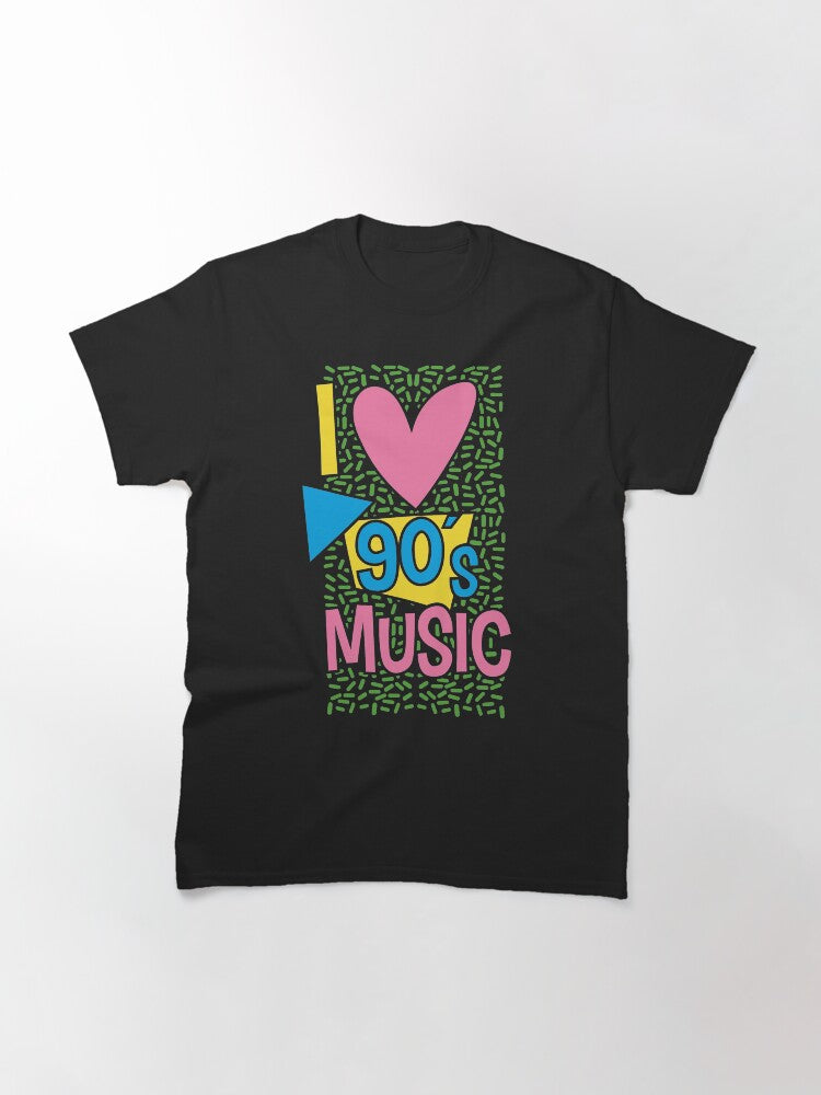 90s Song - I Love 90s Music Classic T-Shirt