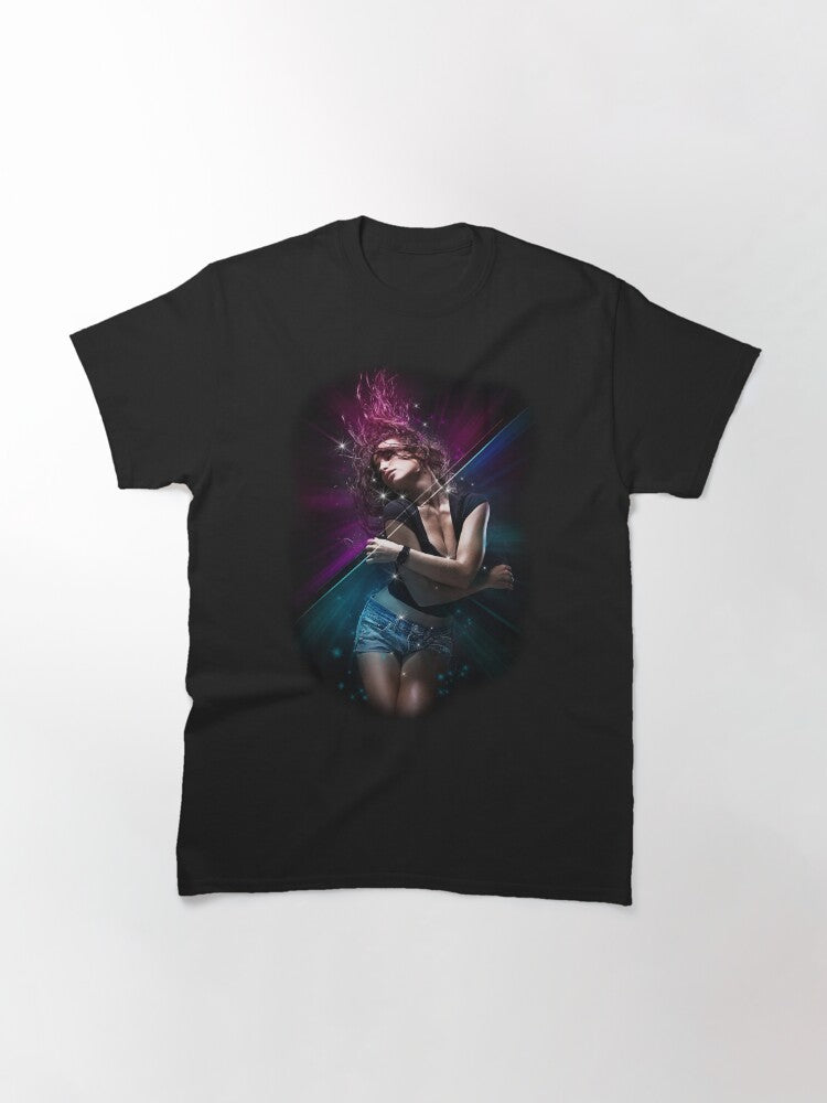 A girl in a musical trance Classic T-Shirt