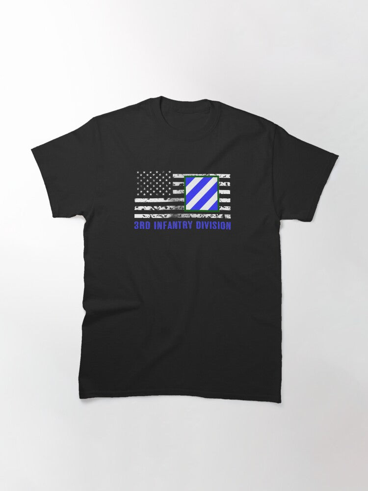 3rd Infantry Division (Distressed Flag) Classic T-Shirt