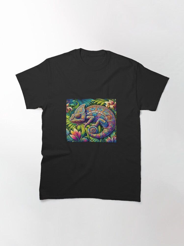 a chameleon with colorful patterns Classic T-Shirt