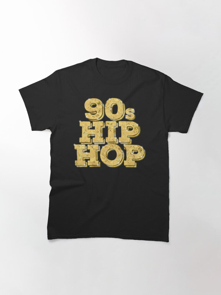 90s Hip Hop Music In Gold Classic T-Shirt