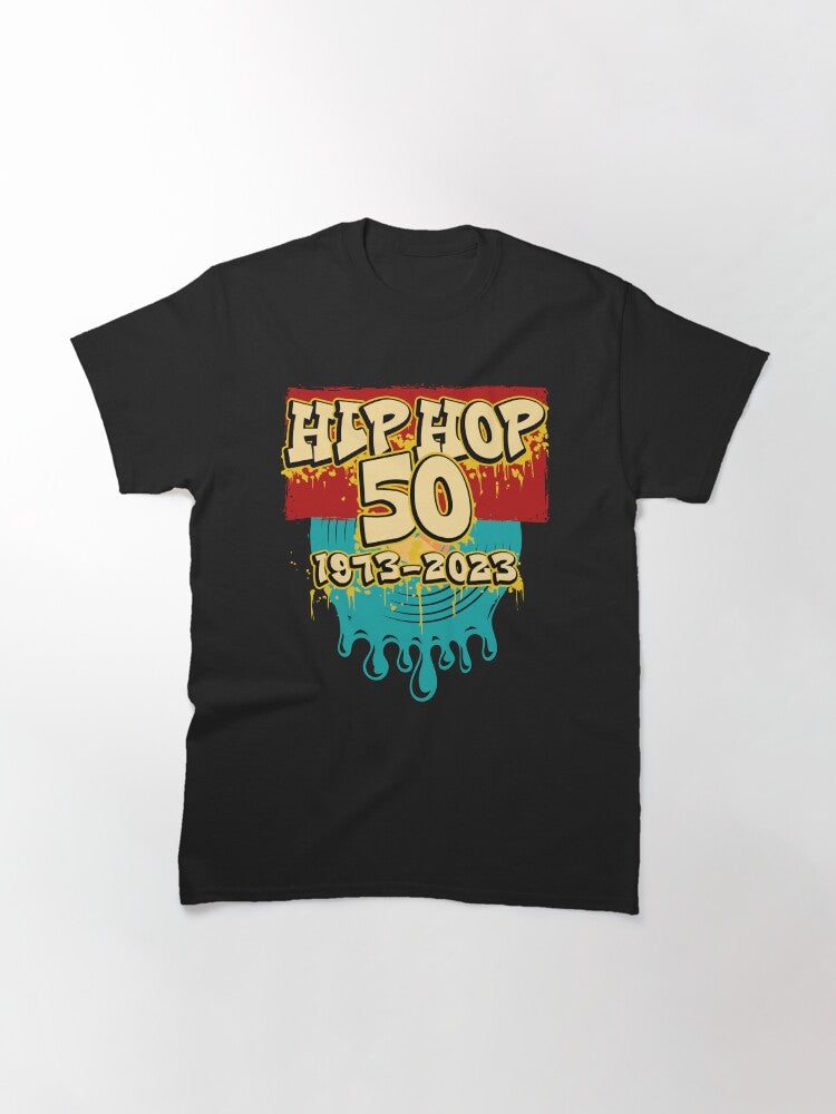 50 Years Of Hip Hop 50th Anniversary Celebration Vinyl Classic T-Shirt