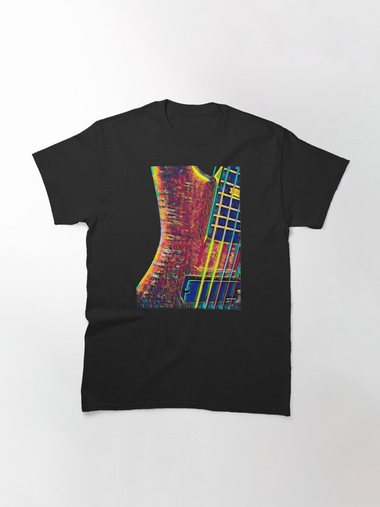5 String Bass Guitar Musician Player Metal Rock Classic T-Shirt
