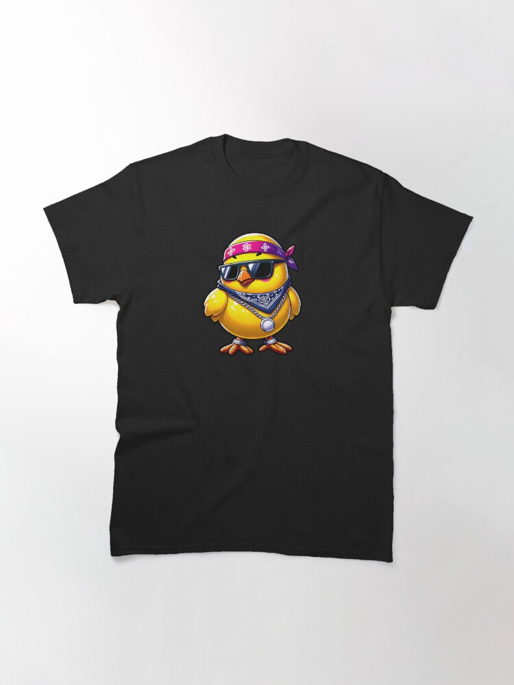 90's Hip Hop Gangster Easter Chick Classic T-Shirt