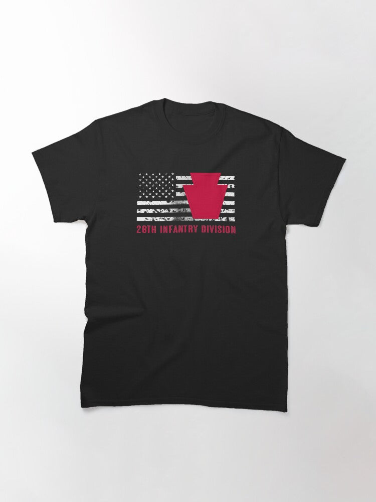 28th Infantry Division (Distressed Flag) Classic T-Shirt