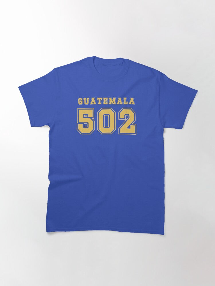 502 Guatemala Country Area Code Classic T-Shirt