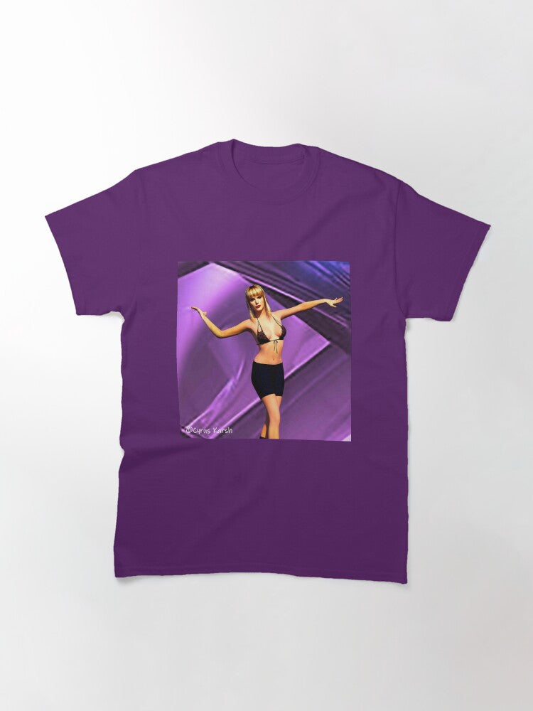 A Painting of Taylor Swift Illustrating Her Song "I Can Do It With A Broken Heart" Classic T-Shirt