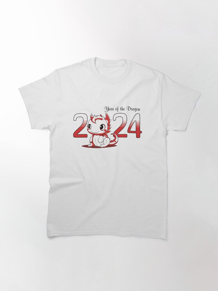 2024 Year of the Dragon, Baby Kawaii Dragon Classic T-Shirt