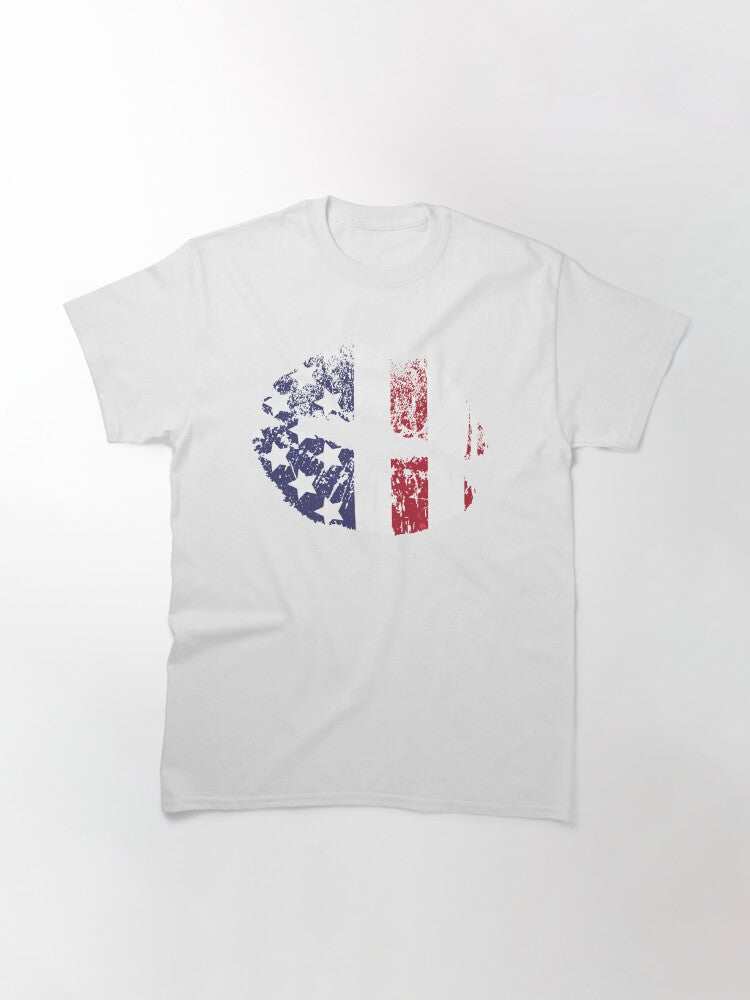 A Kiss in Stars and Stripes Classic T-Shirt