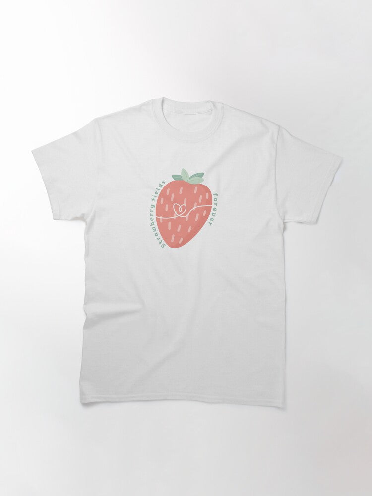 "Strawberry fields forever" Pastell Print Classic T-Shirt