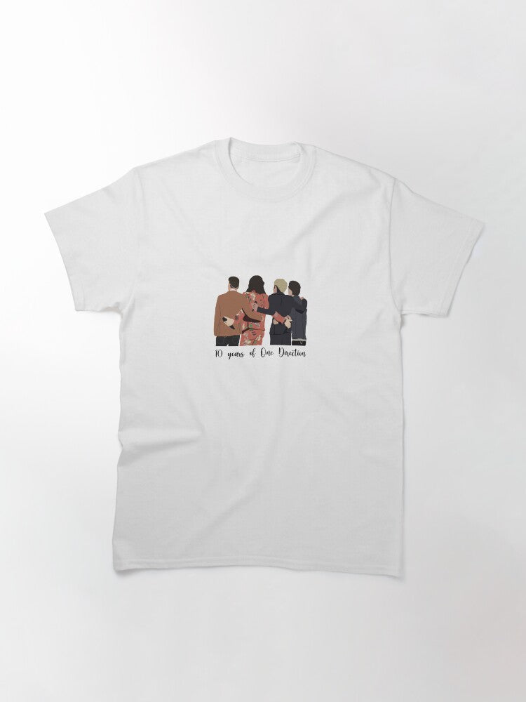 10 Years of One Direction Quote Classic T-Shirt