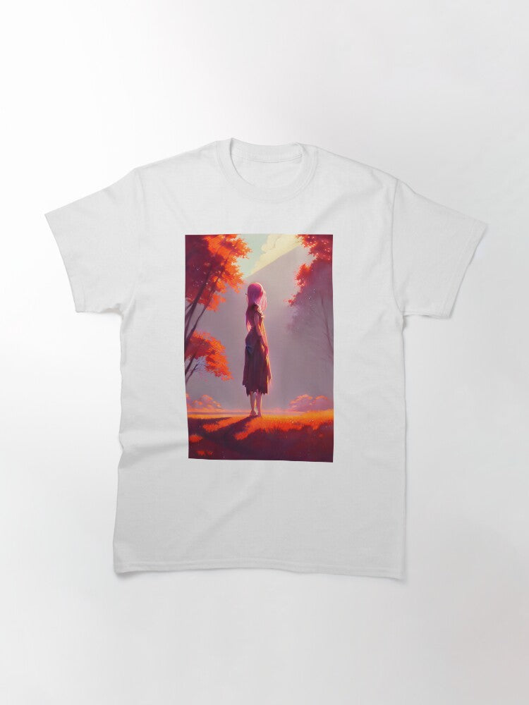 A Girl in Anime World Classic T-Shirt
