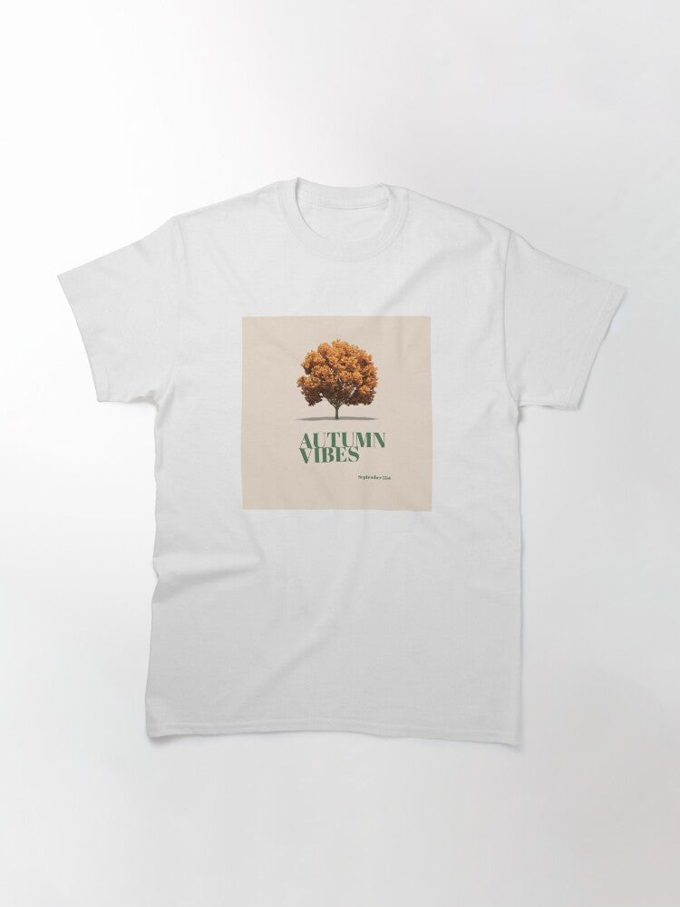 "Autumn vibes" cool looking brand Classic T-Shirt