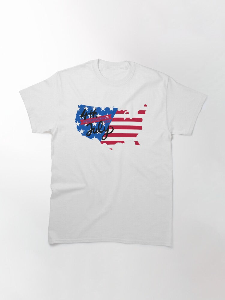 4th independence day july america Classic T-Shirt