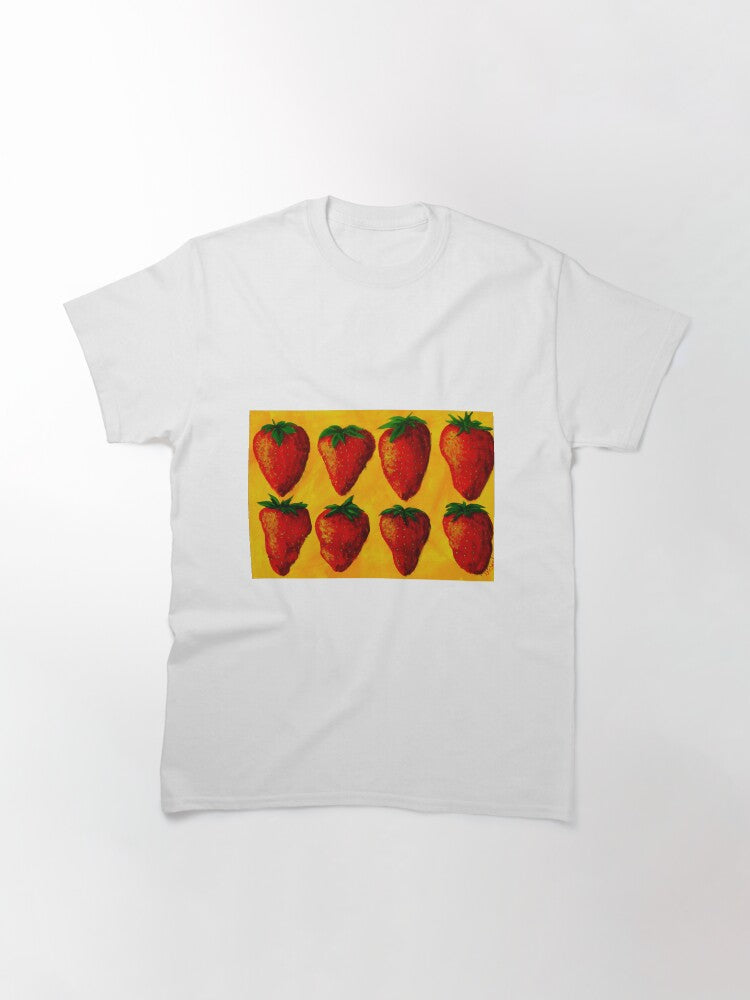 "Strawberry Fields" original pop art painting Classic T-Shirt