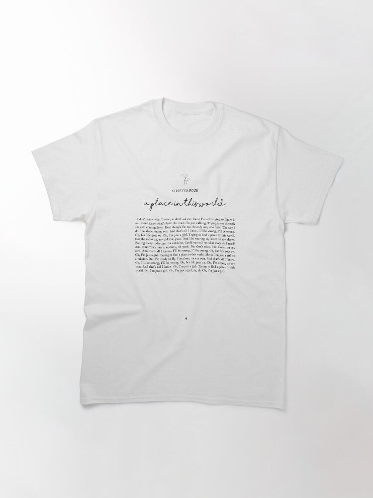 A Place In This World Lyrics Classic T-Shirt